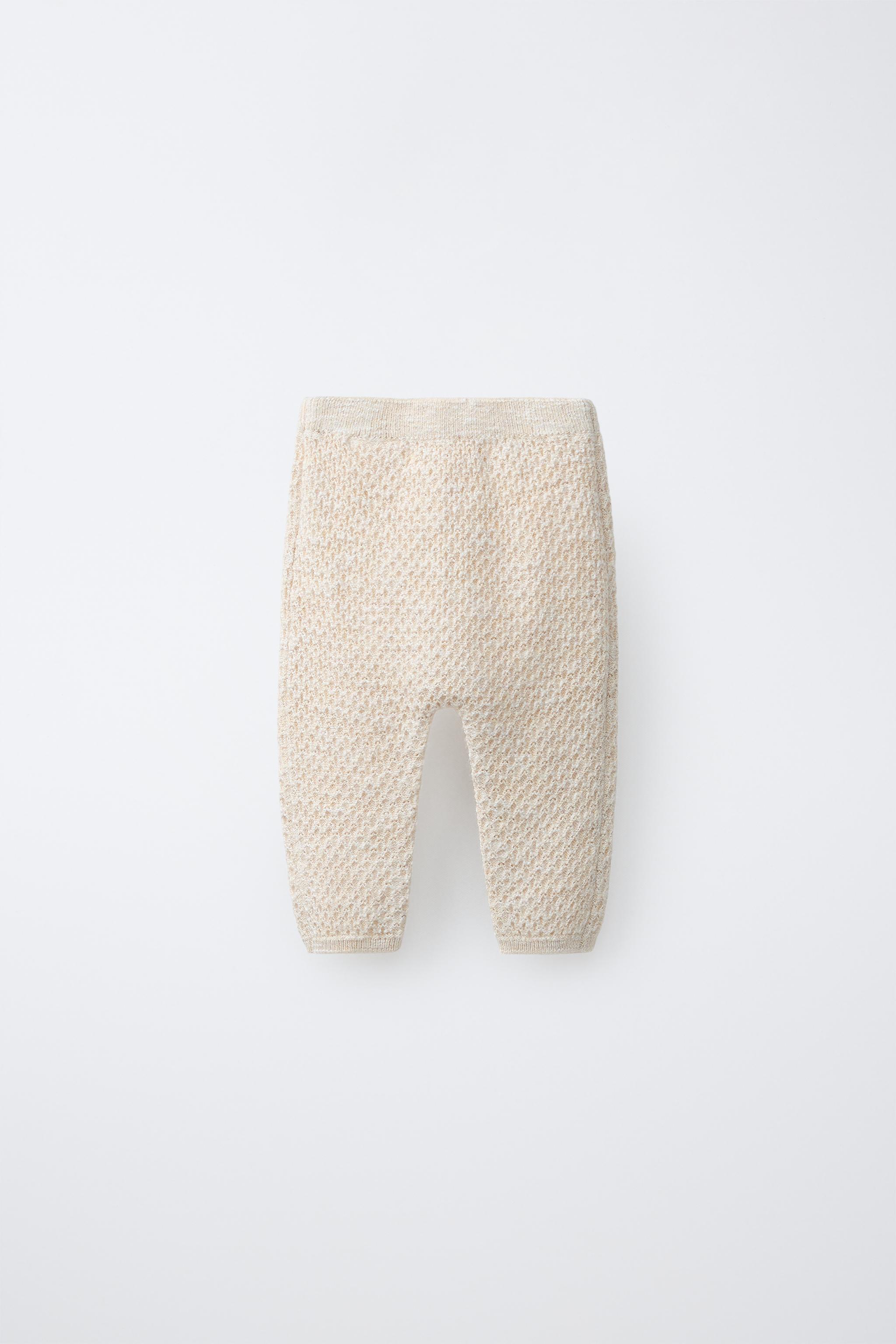 PANTALON EN MAILLE TEXTURÉE